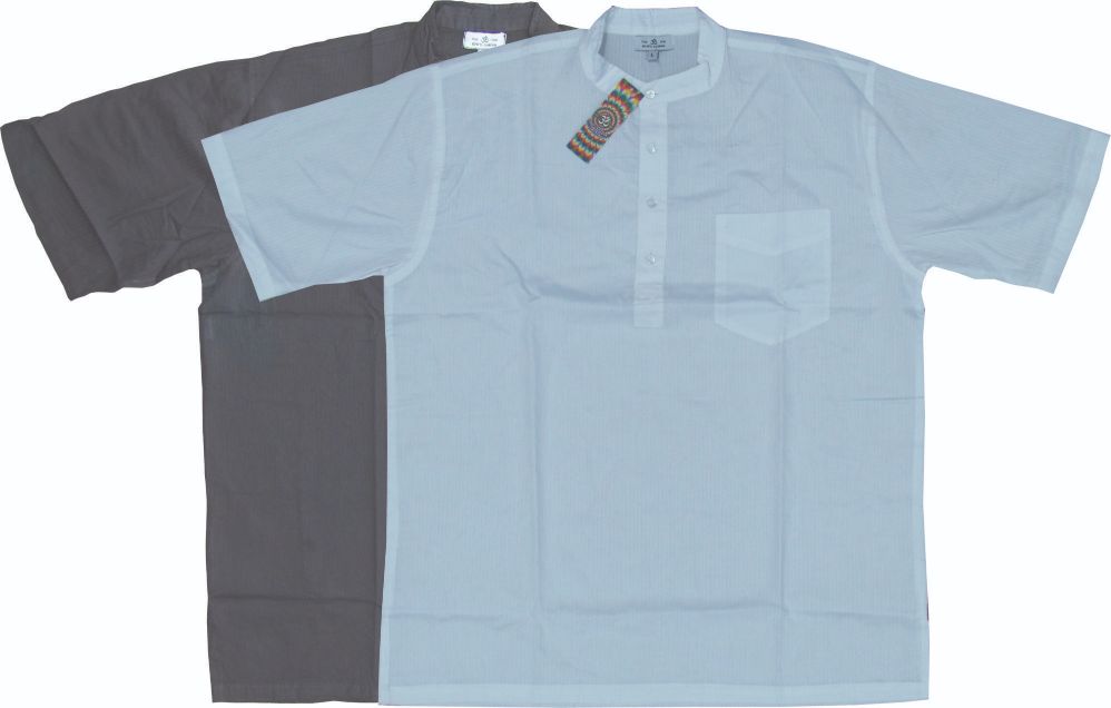 Mens cotton kurta shortish cut with 1 pocket